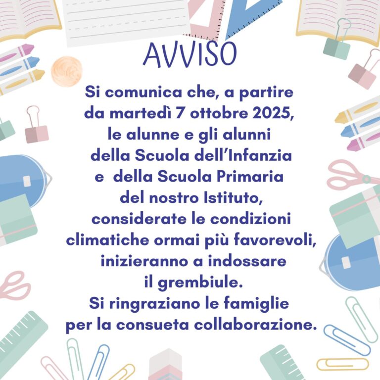 GREMBIULE SCOLASTICO.